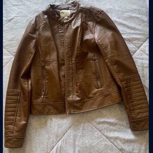 Faux Leather Jacket